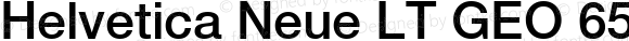 Helvetica Neue LT GEO 65 Medium
