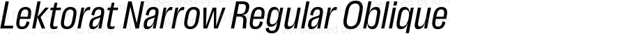 Lektorat Narrow Regular Oblique