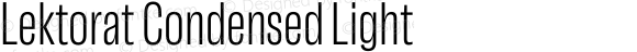 Lektorat Condensed Light