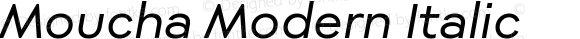 Moucha Modern Italic