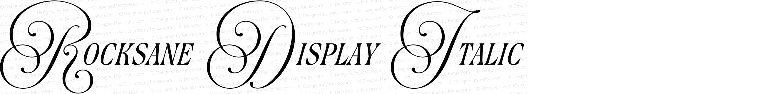 Rocksane Display Italic