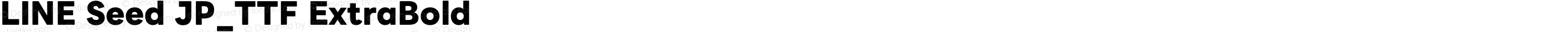 LINE Seed JP_TTF ExtraBold