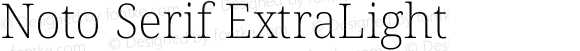 Noto Serif ExtraLight