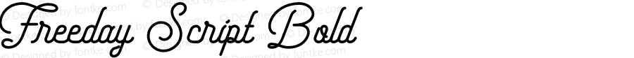 Freeday Script Bold