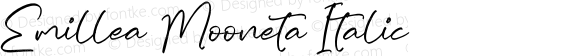 Emillea Mooneta Italic