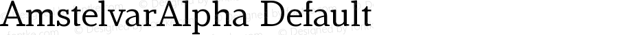 AmstelvarAlpha Default