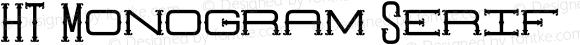 HT Monogram Serif 04