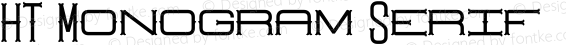 HT Monogram Serif 03