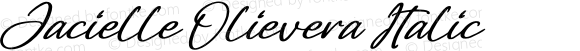 Jacielle Olievera Italic