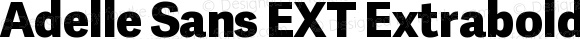 Adelle Sans EXT Extrabold