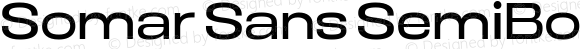 Somar Sans SemiBold Expanded