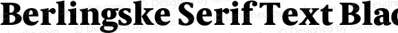 Berlingske Serif Text Black