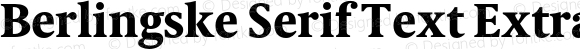 Berlingske Serif Text ExtraBold