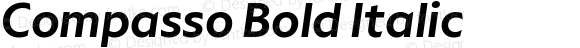 Compasso Bold Italic