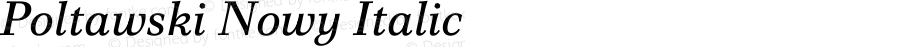 Poltawski Nowy Italic