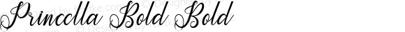 Princella Bold Bold Version 1.000