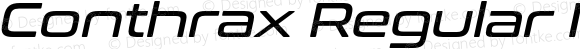 Conthrax Regular Italic