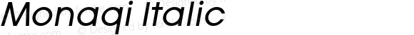 Monaqi Italic