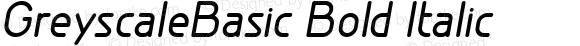GreyscaleBasic Bold Italic