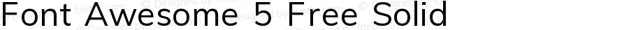 Font Awesome 5 Free Solid