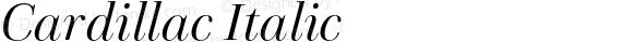 Cardillac Italic