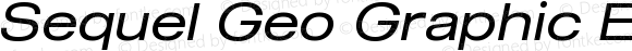 Sequel Geo Graphic Extd Italic