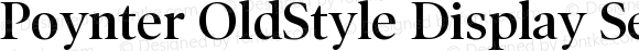 Poynter OldStyle Display SemiBold