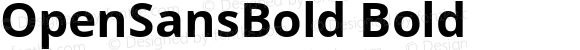 OpenSansBold Bold