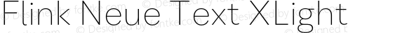 Flink Neue Text XLight