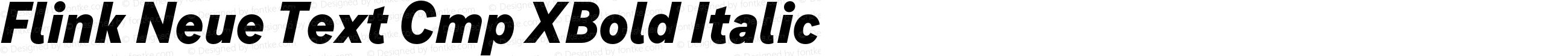 Flink Neue Text Cmp XBold Italic