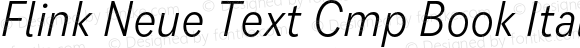 Flink Neue Text Cmp Book Italic