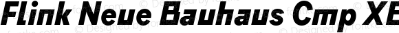 Flink Neue Bauhaus Cmp XBold Italic
