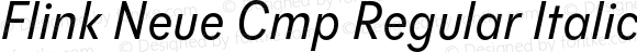 Flink Neue Cmp Regular Italic