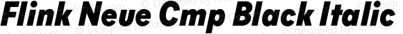 Flink Neue Cmp Black Italic Version 2.100;Glyphs 3.1.2 (3150)