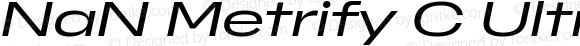 NaN Metrify C Ultrawide Italic