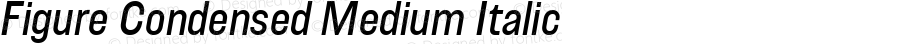 Figure Condensed Medium Italic