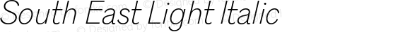 South East Light Italic