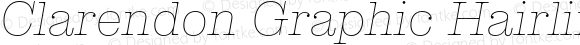 ClarendonGraphic-HairlineItalic