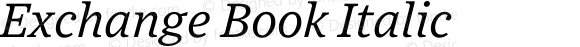 Exchange Book Italic