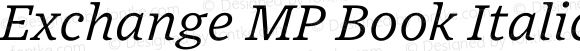 Exchange MP Book Italic