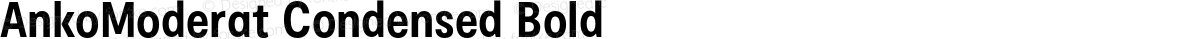 AnkoModerat Condensed Bold