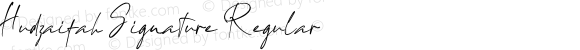 Hudzaifah Signature