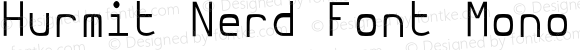 Hurmit Nerd Font Mono light