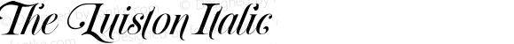 The Luiston Italic