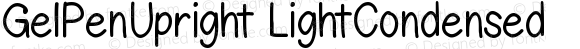 GelPenUpright LightCondensed