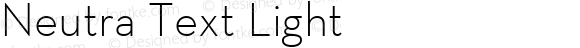 Neutra Text Light