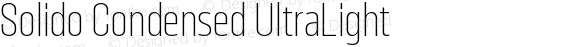 Solido Condensed UltraLight