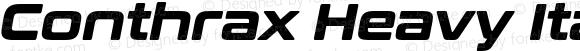 Conthrax Heavy Italic