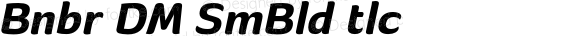 Banburi DEMO SemiBold Italic