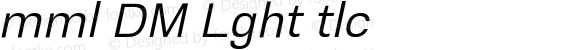 Emmali DEMO Light Italic